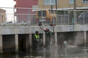 Burriana comienza el derribo de los pilares 'no estructurales' del puente del Clot