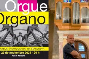 El organista italiano Fabio Macera protagoniza mañana la penúltima cita del XII Festival Internacional de Órgano de Benidorm