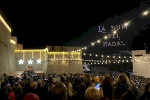 Peñíscola dará mañana la bienvenida a la Navidad con un Drone Light Show Espectacular