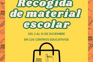 Crevillent organiza una campaña de recogida solidaria de material escolar para los afectados por la DANA