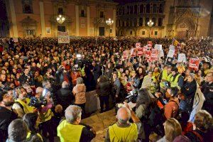 La segunda manifestación por la DANA llena el centro de Valencia un mes después