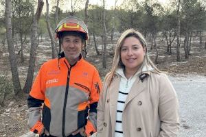 Petrer finaliza la tercera fase de los trabajos de prevención de incendios en la Loma Badá con el apoyo del Fondo Forestal Municipal