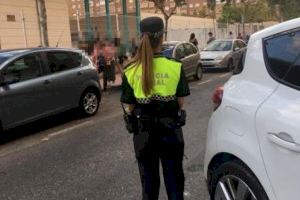 Persecución por las calles de San Vicente del Raspeig a unos menores armados tras un robo con violencia