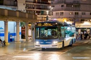 Benidorm recibe una subvención de 166.782 euros para financiar el servicio de transporte público colectivo de viajeros