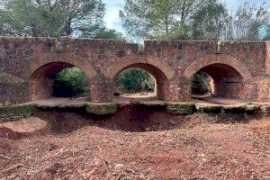 El Consell Local Agrari du a terme treballs de reparació urgent del pont del camí d'Escales