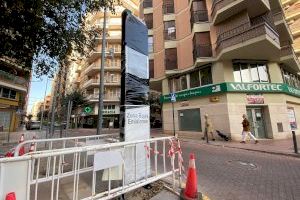 Castellón acelera el montaje de los tótems y cámaras de la Zona de Bajas Emisiones: ¿para qué se usarán?