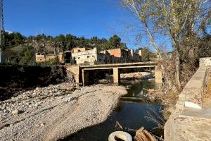 La Generalitat asume la ejecución de las obras de emergencia para la rehabilitación de dos puentes de Buñol dañados por la riada