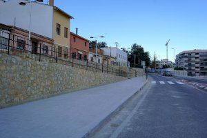 Xàtiva transforma el acceso por la carretera de Genovés: un entorno renovado que une funcionalidad y estética