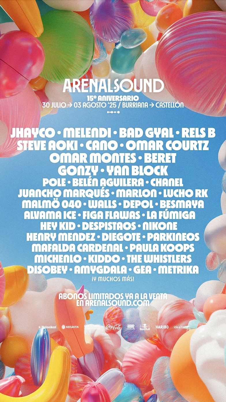 Arenal Sound 2025 desvela su segundo avance del cartel