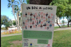 “Un bosc de lletres”: Burriana celebra su herencia literaria en la Plaça de Quarts de Calatrava