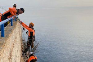 El próximo lunes se va a cerrar el camino al Faro de l’Albir por la realización de trabajos forestales