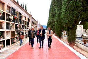 Finalizan las obras de reparación de los viales del cuadro San Antonio y la primera fase del cuadro de Santa María del Cementerio municipal