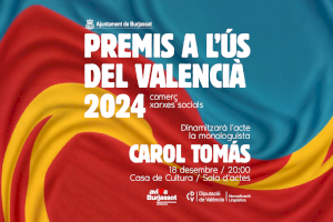 Burjassot celebra la entrega de los Premios al Uso del Valenciano en el Comercio y las Redes Sociales 2024