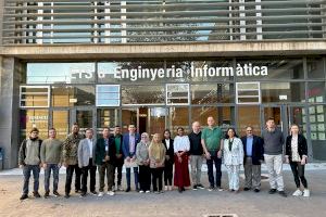 Profesionales de la India, Nepal e Indonesia se reúnen en VRAIN de la UPV en el marco del proyecto de ciberseguridad EUCS4ALL