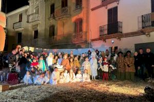 Almassora recrea su tradicional belén viviente