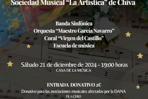 La música vuelve a sonar en Chiva de la mano de la  “La Artística de Chiva” en el concierto solidario de Navidad