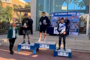 Claudia Gómez y juan Francisco Chumilla bronce en la 51º Navidades Náuticas del CN Benidorm