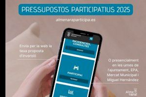 Almenara impulsa los presupuestos participativos para las cuentas de 2025