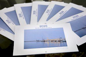 El Ayuntamiento de Gandia dedica el calendario municipal de 2025 a la historia del puerto