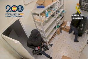 Desmantelan una banda criminal en la Comunitat Valenciana: 12 detenidos por robos a bancos y gasolineras durante más de una década