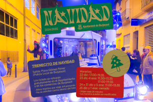 El Tren de la Navidad trae magia y alegría a Burjassot: descubre su ruta y horarios