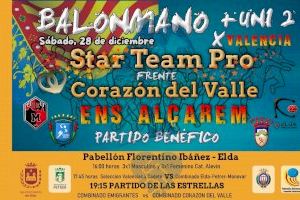 Elda organiza una jornada solidaria de balonmano para ayudar a los clubes valencianos afectados por la DANA