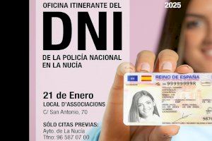 La Oficina del DNI vuelve a La Nucía el 21 de enero de 2025