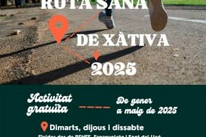 Xàtiva retoma la Ruta Sana a partir de enero de 2025