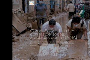 La Universidad de Alicante ha recaudado 21.680 euros en su Campaña Solidaria con las personas afectadas por la dana