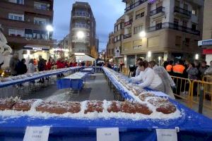 El Roscón de Reyes Gigante de Utiel rinde homenaje a los municipios afectados por la DANA