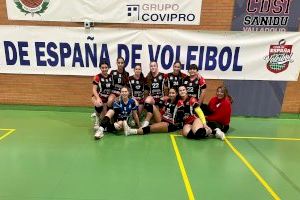 Tres equipos de la cantera del Club Voleibol Xàtiva disputaron la Copa de España del 26 al 30 de diciembre en Valladolid y Almería