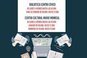 Las bibliotecas municipales de Sagunto y Puerto de Sagunto amplían su horario hasta el 23 de enero