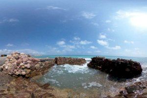 La construcción que emerge de la costa valenciana y desconoces: un vestigio de siglos de historia ahora en ruinas