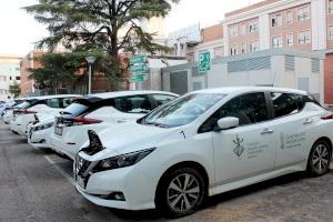 La UHD del Hospital General de València renueva y aumenta su flota de vehículos eléctricos