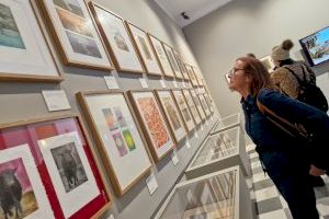 La Casa Museo Blasco Ibáñez ofrece la exposición “El texto y la imagen grabada”, con obras del alumnado de la Escuela de Artesanos