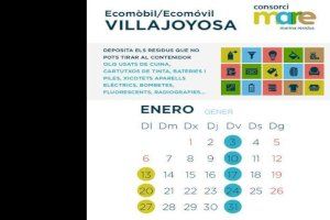 Se amplía el horario y se modifican los días del servicio de ecoparque móvil en Villajoyosa