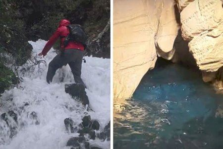 VÍDEO | La enigmática surgencia que fascina a dos excursionistas tras las lluvias en Castellón: "Espectacular, es impresionante"