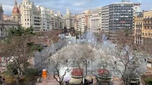 El pirotècnic valencià Luís Bronchú fa retronar València amb el tret de la quarta mascletá de les Falles 2022