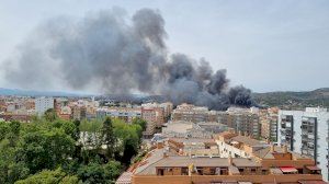 Se desata un nuevo incendio en la zona del cementerio de Castellón